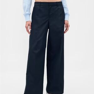 GAP Navy Wide-Leg Pants